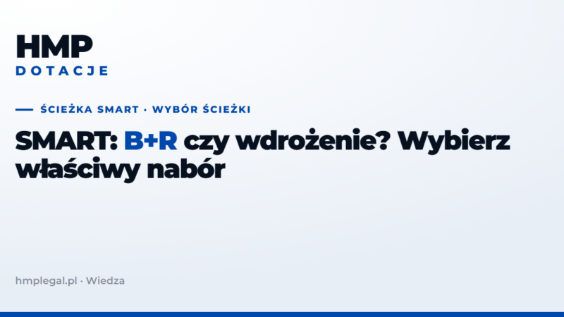 Ścieżka SMART: B+R teraz w PARP, wdrożenia dopiero w 2027